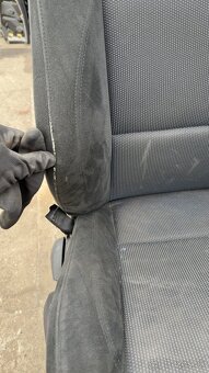 bmw e90 alcantara interier sedačky - 2