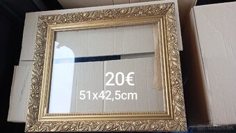 staré obrazy, rámy - 2