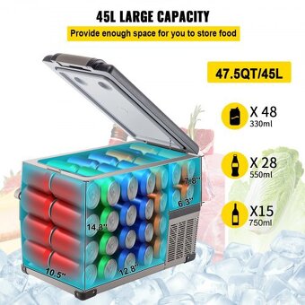 Predam kompresorovu autochladnicku 45l Vevor - 2