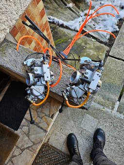 Ktm 950 karburátory keihin FCR41 - 2