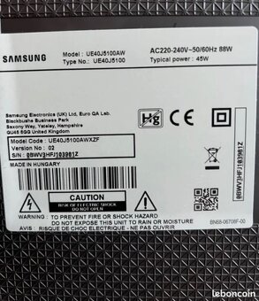 Samsung full hd tv 40” - 2