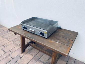 Veľký elektrický gril 4000 W – profi gril s hladkou platňou - 2