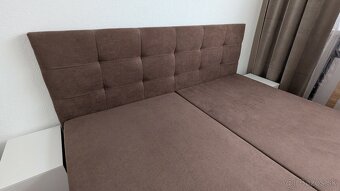 Manželská posteľ 180x200 s ukladacim priestorom - 2