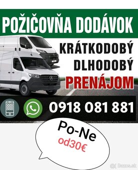 Požičovňa dodávok Šaľa - 2