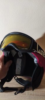 Detská lyžiarská helma 53-56cm + okuliare - 2