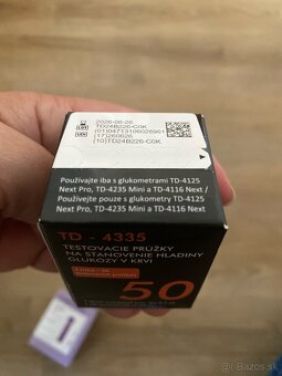 Testovacie pruzky a ihly do glukomera - 2