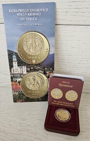 Zlata zberatelska minca 5000Sk Kremnicky Toliar 1999 - 2
