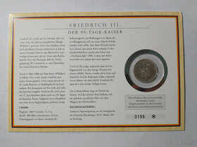 Strieborna minca 2 Marka 1888 Friedrich, Prusko - 2