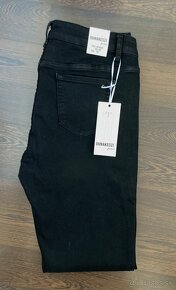 Unisex čierne nohavice s visačkou - 2