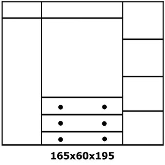 Skrina 4D+3S masív - 2