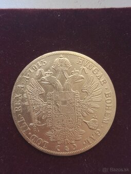 4 dukát František Jozef 1915 novorazba - 2