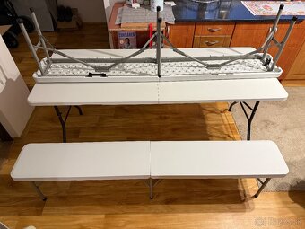 Záhradné sedenie pivný set - 2