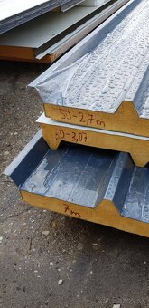 Strešný sendvičový PUR panel 50mm antracit 1ks - 2