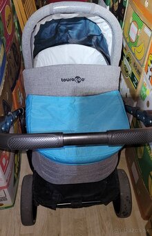 Kocik 2in1 Touragoo Flame Azur Grey Melange - 2