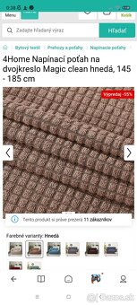 Poťahy na sedačku a kreslo - 2