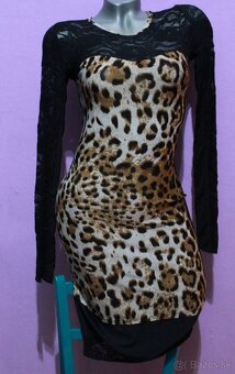 saty s cipkou a tigrovanym vzorom - 2