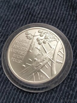 Strieborná 10 Euro 2015 - Bukové Pralesy - BK - UNESCO - 2
