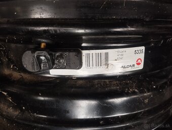 14"4x100 ET 47 ... snímače TPMS Hyundai i10 plechové disky - 2