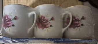 Karlovarský porcelán- nerozbalené kakaové šálky - 80-te roky - 2