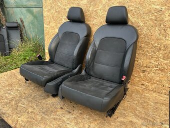 Kompletné sedačky Škoda Superb 2 koža/alcantara - 2