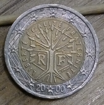 2 Euro - rok 2000 Francuzsko - x21 - 2