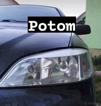Predné svetlá Opel Astra G + motorčeky - 2