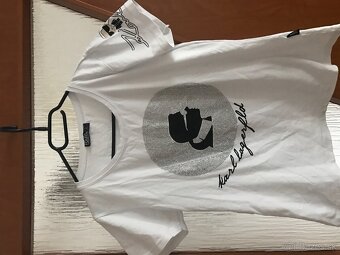 NOVÉ KARL LAGERFELD gliter damske tricko L - 2