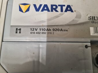 Batéria Varta, 12 V, 110 Ah, 920 (EN) - 2