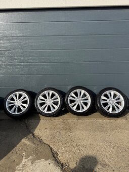 225/45 R17 5x112 Originál Audi + Letné pneu Continental - 2