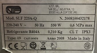 Výrobník ľadu NTF SLF 225A-Q – 550W, nerez, talianska výroba - 2