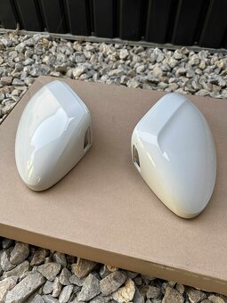 Volkswagen Original kryty spätných zrkadiel (BIELE) - 2