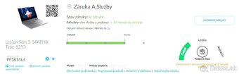 Lenovo Legion Slim 5 14APH8 (82Y5002HCK) sivý záruka do 2028 - 2