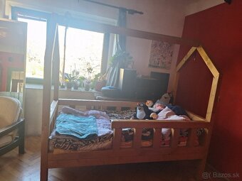 Domčeková posteľ z KVH hranolov - 2