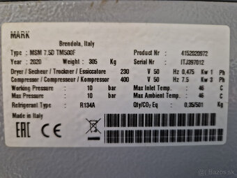 Kompresor MARK MSM 7,5 D - 2