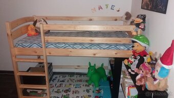 Drevená posteľ 160x80cm - 2