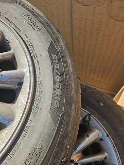 Disky 5x114,3 + Pneu 215/65 R16 - 2