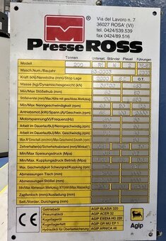 Hydraulický lis ROSS 200 - 2