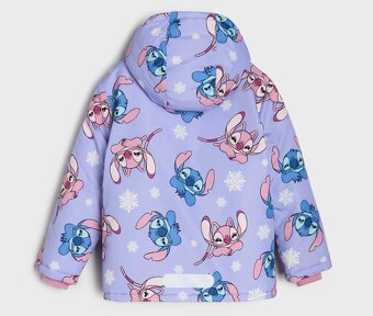 Detská zimná puffer bunda Stitch - 2