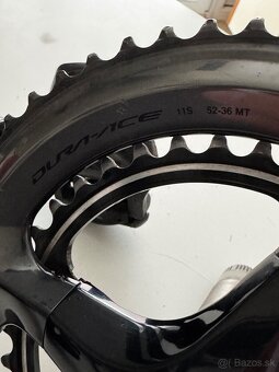 Shimano FC R9100 Kľuky 11s s obojstranným 4iii watmetrom - 2