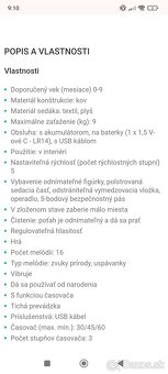 Detské hojdacie kresielko - 2