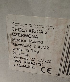 Kúpim obkladovú tehlu Arica 2, červená tehla - 2