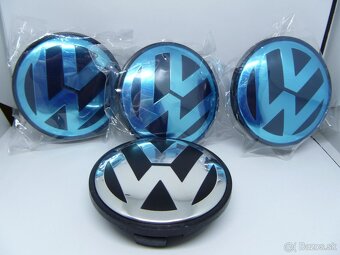 Nové stredové krytky (pukličky) kolies VW- 56,65,70, 76 mm - 2