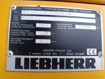Pásový bagr Liebherr 924LC - 2