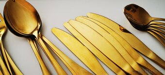 Pozlátené príbory 24ks - 2