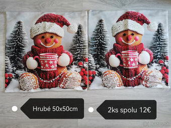 Perníčkové Vianoce ,obliečky ,vence na dvere NOVE - 2