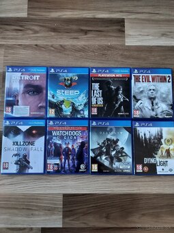 Playstation 4 SLIM 500GB s mechanikou + 2 ovládače + 8 hier - 2