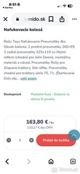 Náhradné kolesa na traktor John deere - 2