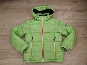Lyžiarska bunda zelena 152, Tchibo 134/140 fialova - 2