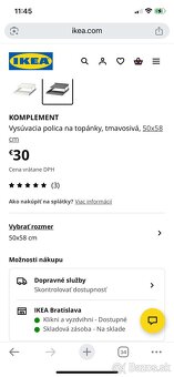 Vysúvacia polica ikea - 2