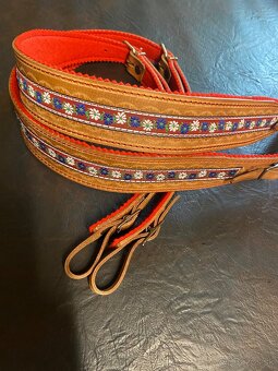 Predám kožené remene na heligónku. - 2